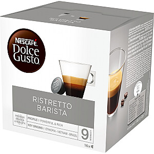 Nescafé Dolce Gusto Ristretto Barista kafija tumšā grauzdējuma kapsulās 16 gab.
