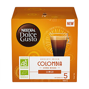 Nestle Nescafé Lungo Dolce Gusto Colombia Kafijas kapsula 12 gab.