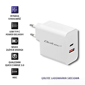 Зарядное устройство QOLTEC 20W 5-12V 1.67-3A