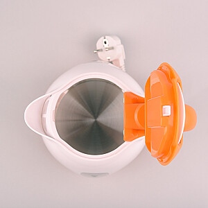 Электрический чайник Feel-Maestro MR012 оранжевый 1 л Оранжевый, Белый 1100 Вт