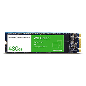 Внутренний твердотельный накопитель Western Digital Green WDS480G3G0B 2,5 дюйма, 480 ГБ, Serial ATA III