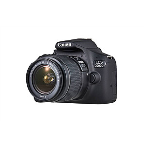 Objektīvs Canon EOS 2000D + EF-S 18-55 DC III