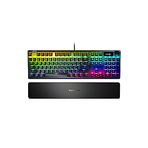SteelSeries Apex Pro, Gaming keyboard, RGB LED light, Nordic, Black, Wired
