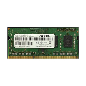 Atmiņas modulis AFOX SO-DIMM DDR3 4 GB 1333 MHz