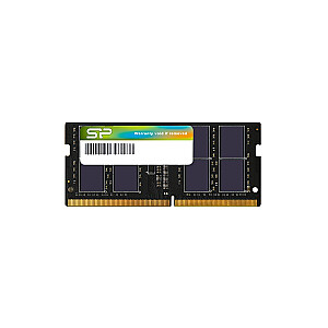 RAM SILICON POWER DDR4 SODIMM 3200MHz CL22 16GB (SP016GBSFU320X02) Melns