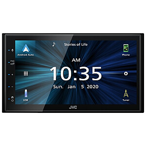 Auto mediju uztvērējs JVC KW-M560BT Black 200 W Bluetooth