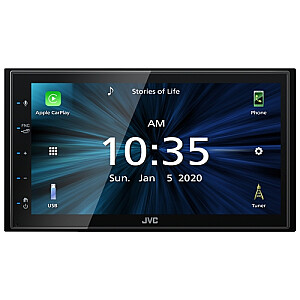 Auto mediju uztvērējs JVC KW-M560BT Black 200 W Bluetooth