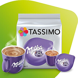Milka šokolāde Tassimo kapsulās, 8 kapsulas