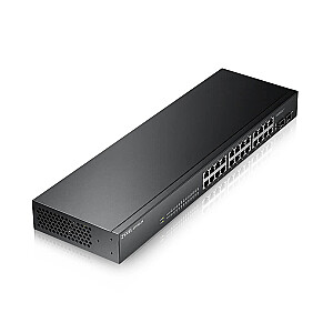 Zyxel GS-1900-24 v2 Managed L2 Gigabit Ethernet (10/100/1000) 1U Black