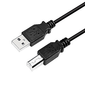 Logilink CU0007B USB 2.0 cable 2 m, USB 2.0 B (male), USB 2.0 A (male)