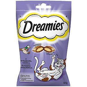 Dreamies 5998749116500 лакомство для собак и кошек Snacks Duck 60 г