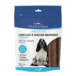 FRANCODEX Большие жевательные полоски для удаления известкового налета и запаха изо рта 502,5 г / 15 полосок