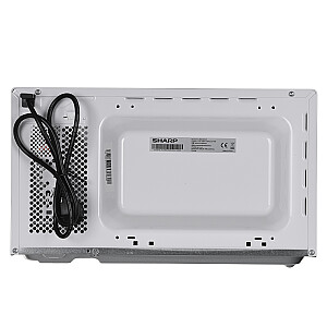 Sharp YC-MS02E-W mikroviļņu krāsns Countertop Solo mikroviļņu krāsns 20L 800W melns, balts