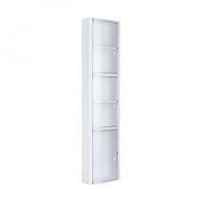 Вертикальный шкафчик для ванной комнаты (белый)