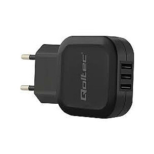 Qoltec 17W 5V 3.4A 3x USB