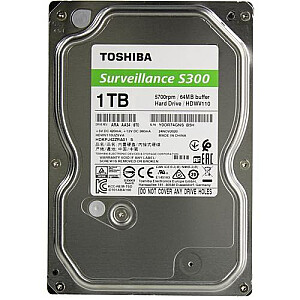 Жесткий диск TOSHIBA S300, 1 ТБ, SATA III, 3,5 дюйма