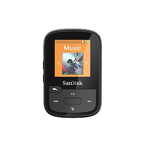 SanDisk Clip Sport Plus MP3 atskaņotājs 32 GB melns