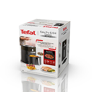 Fryer Tefal Easy Fry & Grill EY501815 Single 4,2L brīvi stāvošs 1400W karstā gaisa fritieris, melns