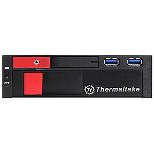 Thermaltake ST0026Z 2,5/3,5 collu piedziņas paneļa rāmis melns, sarkans