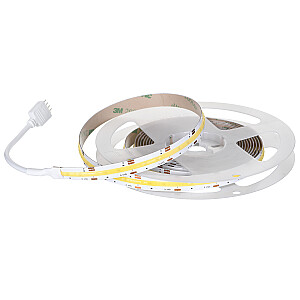 COB CCT LED lente 3m ar barošanas bloku + tālvadības pults IP20