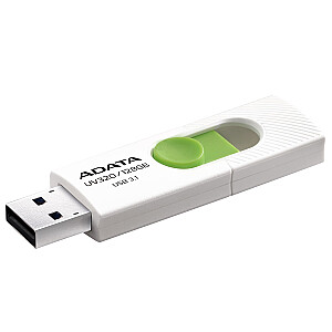 ADATA FLASHDRIVE UV320 128GB USB3.1 Balts/Zaļš