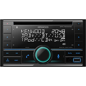 Auto mediju uztvērējs Kenwood DPX-7200DAB Black 50 W Bluetooth
