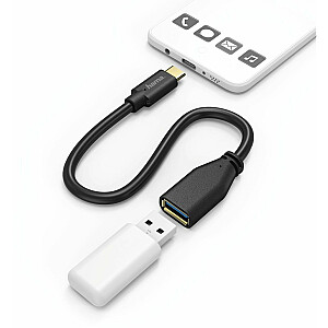 Hama USB-C - USB 3.0 OTG 0,15 m liels