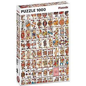 PIATNIK Puzzle 1000 Игральные карты