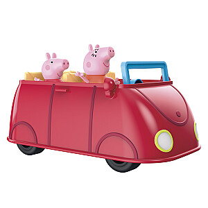 PEPPA PIG Rotaļu komplekts "Ģimenes sarkanais auto"