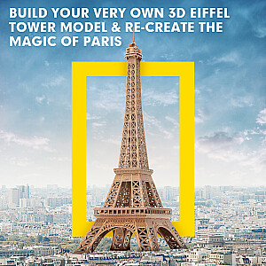 CUBICFUN 3D puzle NatGeo - Eifeļa tornis