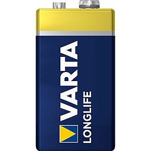 Varta Battery LongLife Extra 9V Block 550mAh 2 gab.