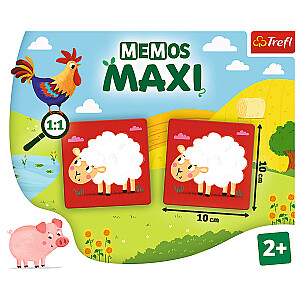 TREFL Memo Maxi Lauku sētas dzīvnieki