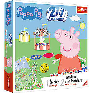 TREFL PEPPA PIG Настольная игра 2 в 1 Свинка Пеппа