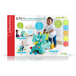 INFANTINO 3-in-1 Sit, Walk & Ride Zilonis