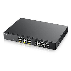 Zyxel GS1900-24EP Managed L2 Gigabit Ethernet (10/100/1000) Power over Ethernet (PoE), черный