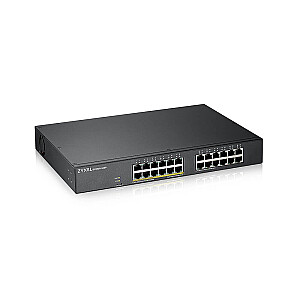 Zyxel GS1900-24EP Managed L2 Gigabit Ethernet (10/100/1000) Power over Ethernet (PoE), черный