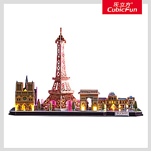 CUBICFUN City Line 3d BL puzle Parīze