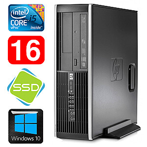 Personālais dators HP 8100 Elite SFF i5-650 16GB 120SSD DVD WIN10