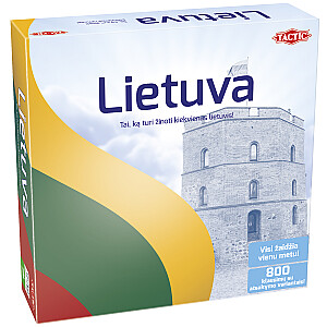 TACTIC Board Game Lithuania Trivia (Lietuviešu val.)