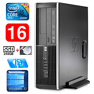 Персональный компьютер HP 8100 Elite SFF i5-650 16 ГБ 240SSD + 1 ТБ DVD WIN10