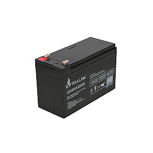 Extralink AKUMULATOR BATTERY AGM 12V 9AH noslēgtā svina skābe (VRLA)