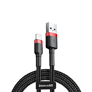 КАБЕЛЬ LIGHTNING TO USB 3M/КРАСНЫЙ/ЧЕРНЫЙ CALKLF-R91 BASEUS