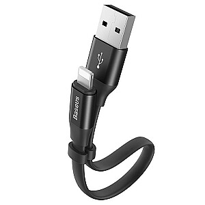 КАБЕЛЬ LIGHTNING TO USB 0.23M/ЧЕРНЫЙ CALMBJ-B01 BASEUS