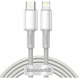 КАБЕЛЬ LIGHTNING TO USB-C 1M/WHITE CATLGD-02 BASEUS