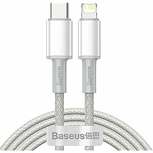 КАБЕЛЬ LIGHTNING TO USB-C 2M/WHITE CATLGD-A02 BASEUS
