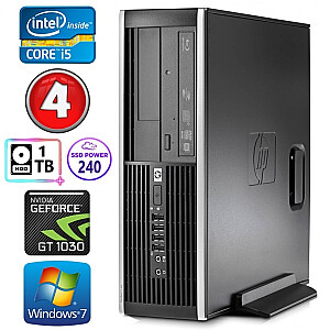 Personālais dators HP 8100 Elite SFF i5-750 4GB 240SSD+1TB GT1030 2GB DVD WIN7Pro