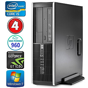 Personālais dators HP 8100 Elite SFF i5-750 4GB 960SSD GT1030 2GB DVD WIN7Pro