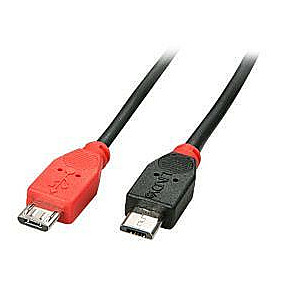 КАБЕЛЬ USB2 MICRO-B OTG 0.5M/31758 LINDY