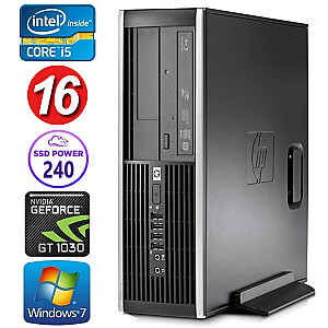 Персональный компьютер HP 8100 Elite SFF i5-750 16 ГБ 240SSD GT1030 2 ГБ DVD WIN7Pro