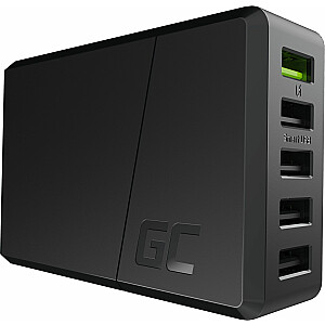 Ładowarka Green Cell ChargeSource 5 5x USB-A 2,4 A (CHARGC05)
